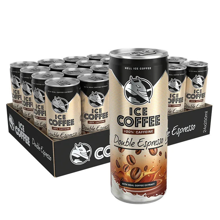 HELL ICE COFFEE DOUBLE ESPRESSO TRAY (24 Cans)